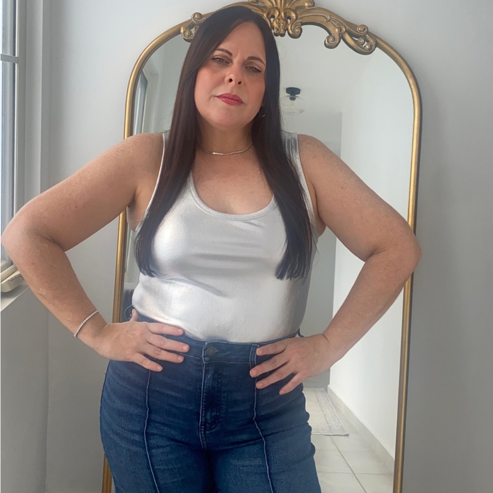 Metallic tank top
